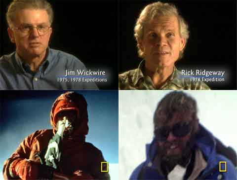 
Jim Wickwire And Rick Ridgeway Current Images, Lou Reichardt And John Roskelley In 1978 - Quest for K2 (National Geographic) DVD
